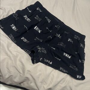 PINK Victoria's Secret Black  Lounge Shorts